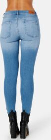 ONLY Blush Mid Ankle Zip Denim