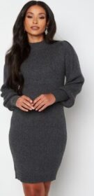 ONLY Katia L/S Dress Knit Dark Grey Melange XL