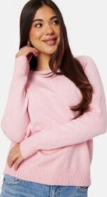 ONLY Lesly Kings L/S Pullover Light Pink Detail:W. M