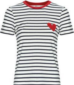 Only Lyhythihainen t-paita Only  ONLHEART LIFE S/S TEE  EU S