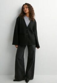Only Musta – Onladina Life V-Neck Jacket Otw Cc