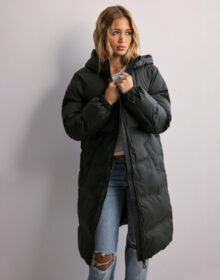 Only Musta – Onllea Life Rain Puffer Coat Cc Otw