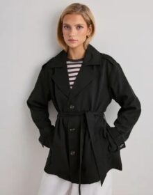 Only Musta – Onlline Short Trenchcoat Otw