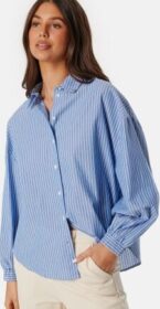 ONLY Onlarja L/S Stripe Shirt Light blue/White XS