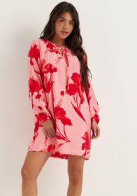 ONLY Onlhyaci L/S STRING SHORT DRESS
