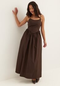 ONLY Onllikara Strap Waist Long Dress