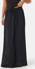 ONLY Onlmette life high waist long skirt Black M