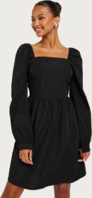 Only Pitkähihaiset mekot – Black – Onlstanley L/S Peplum Dress Ptm – Mekot – Long sleeved dresses