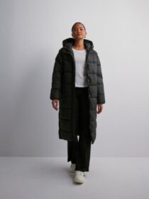 Only Pitkät takit – Black – Onlcammie Long Quilted Coat Cc Otw – Takit – coats