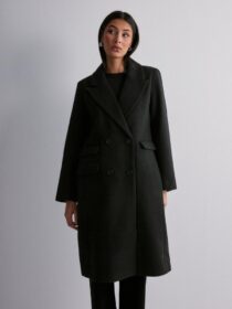 Only Pitkät takit – Black – Onlmonika Fitted Wool Coat Cc Otw – Takit – coats