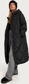 Only Pitkät takit – Black – Onlnewtamara X-Long Quilted Coat Cc – Takit – coats