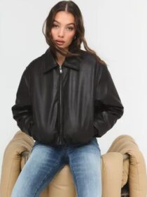 Only Ruskea – Onlmarie Faux Leather Puffer Cc Otw