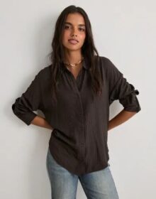 Only Ruskea – Onloregon Bari L/S Shirt Wvn