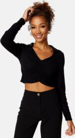 ONLY Siva L/S Collar Short Top