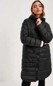 Only Syys- & Kevättakit – Black – Onlmelody Oversize Quilted Coat Otw – Takit
