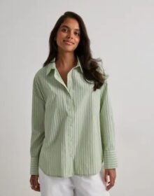 Only Vihreä – Onloregon Alva Ls Reg Shirt Noos Wv