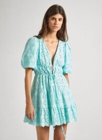 Pepe Jeans Delia Lyhythihainen Lyhyt Mekko