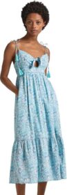 Pepe Jeans Mallory Print Hihaton Midi-mekko