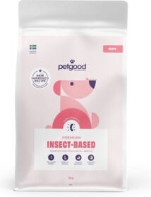 Petgood hyönteispohjainen premiumruoka pennulle