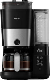 Philips All-in-1 Brew HD7900 kahvinkeitin myllyllä – musta/hopea