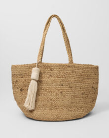 Pieces Beige – Pclunas Jute Shopper