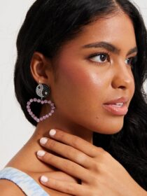 Pieces Korvakorut – Prism Pink Yingyang – Pcjinge Earrings D2D – Korut – earrings