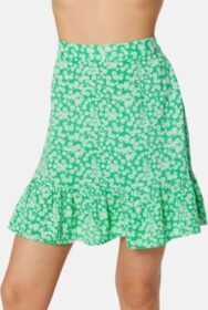 Pieces Nya HW Skirt Irish Green AOP:Flow S