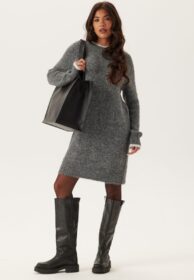 Pieces Pcivy Ls Contrast Knit Dress