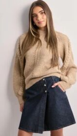 Pieces Sininen – Pcnevin Hw Mini Skirt