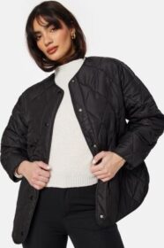 Pieces Stella Quilted Jacket Black L