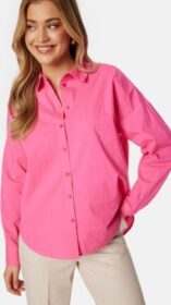 Pieces Tanne LS Loose Shirt Hot Pink XS