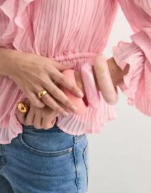 Pieces Vaaleanpunainen – Pcnaja Bracelet 3-Pack Kca