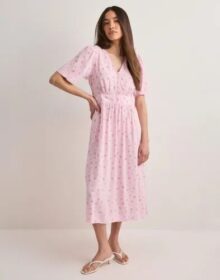 Pieces Vaaleanpunainen – Pctala Ss Midi Dress Noos Bc