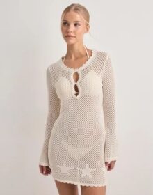 Pieces Valkoinen – Pckamari Ls Dress Bc