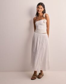 Pieces Valkoinen – Pckilli Hw Long Skirt