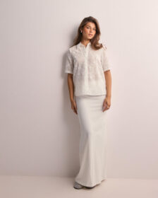 Pieces Valkoinen – Pcnolax 2/4 Shirt