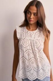 Pieces Valkoinen – Pcvilde Sl Top Noos