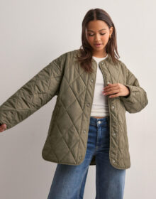 Pieces Vihreä – Pcstella Quilted Jacket Noos Bc