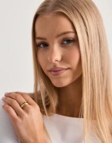 Pilgrim Kulta – Kaisyn Ring, 2-in-1 Set