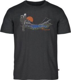 Pinewood Finnveden Recycled Outdoor T-SHIRT D.Antr Mel Sunset – S