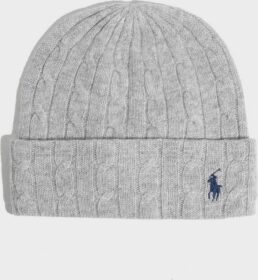 Polo Ralph Lauren Pipot – Grey – Cuff Hat-Hat-Cold Weather – Pipot & Lippikset – Beanies