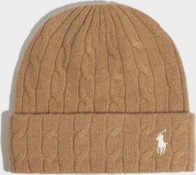 Polo Ralph Lauren Pipot – Medium Beige – Cuff Hat-Hat-Cold Weather – Pipot & Lippikset – Beanies