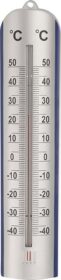 Pro Garden 27.5 Cm Metallic Thermometer Hopeinen