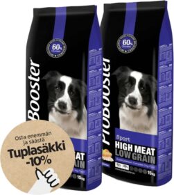 ProBooster Tuplasäkkitarjous 2x12kg ProBooster Adult Sport Chicken