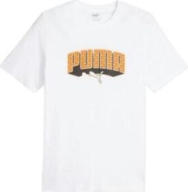 Puma Lyhythihainen t-paita Puma  T-shirt  Graphics Hip Hop blanc  EU S