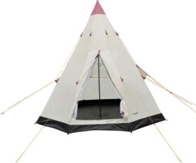 Redcliffs Vaellusteltta Tipi-teltta 250x250x240cm beige Redcliffs Redcliffs
