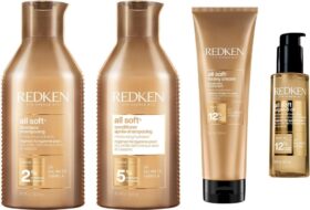 Redken Soft Hair Recovery Set Shampoo 300 Ml Conditioner 300 Ml Treatment 250 Ml Oil 100 ml – 950 ml