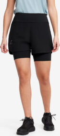 RevolutionRace 2-in-1 Shorts Naiset Black, Koko:XL – > Housut > Shortsit