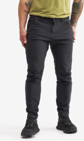 RevolutionRace Ulkoilufarkut – Harmaa – Adrenaline Outdoor Jeans Miehet Anthracite, Koko:3XL