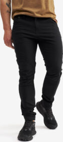 RevolutionRace Ulkoilufarkut – Musta – Adrenaline Outdoor Jeans Miehet Black, Koko:2XL